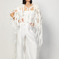 Fallen Angel Textile Sculpture White