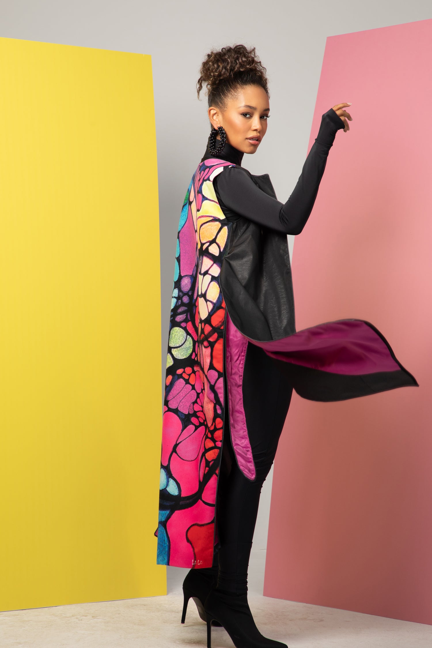 UNLÍENS   boa long vest Asymmetrical long vest with zipper – NY 77 DESIGN