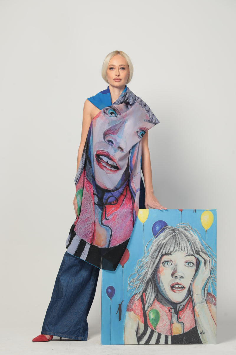 Scarf "Fly with me"